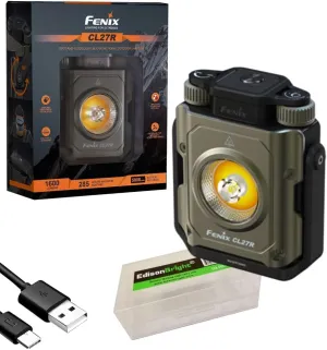 EdisonBright Fenix CL27R 1200 Lumen Rechargeable LED Compact Multi functonal Lantern with EBR Accessory Box