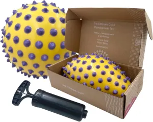 Edushape Original Sensory Ball - 7" Baby Ball for Gross Motor Skills Development in Kids 6 Months & Up - Vibrant, Colorful & Unique