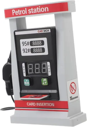 ERINGOGO Educational Boys and Girls Toy DIY Gas Station Model Interactive Voice Math Skills Enhancer
