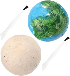 ERINGOGO Planet Gemstone Excavation Digging Toys 2 Sets Boys and Girls Educational Toy DIY Dig Kit