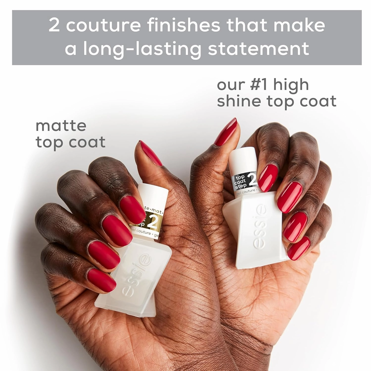 Essie Gel Couture Longwear Nail Polish Kit, Sheer Pink Nail Polish, Sheer Fantasy   Top Coat, Vegan, 0.46 fl oz each