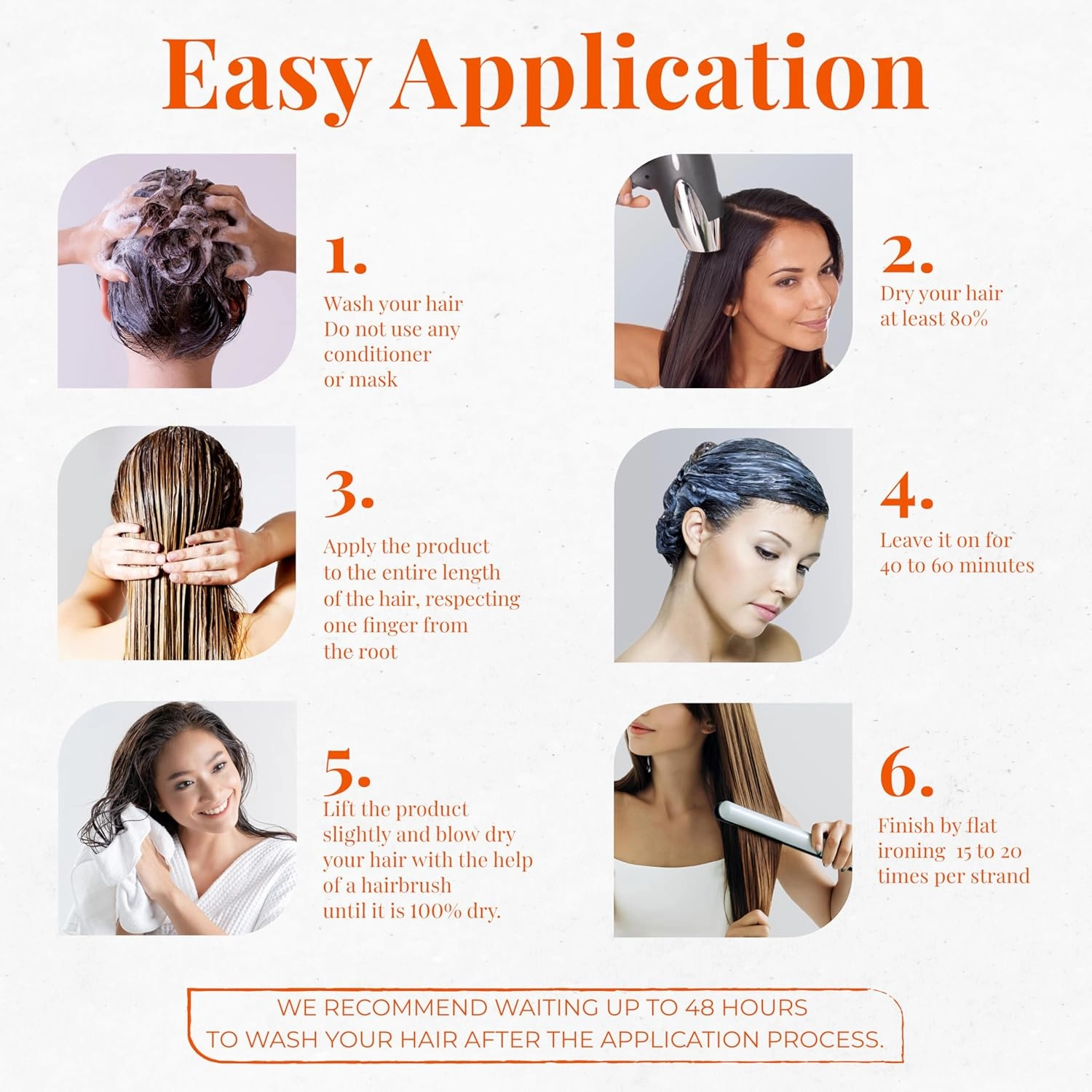 Expert Hair Botox Kit - Anti-Residue Shampoo   Botox Capilar Para El Cabello - Thermo-Active, Anti-Frizz & Natural Look - Cirugia Capilar para el Cabello