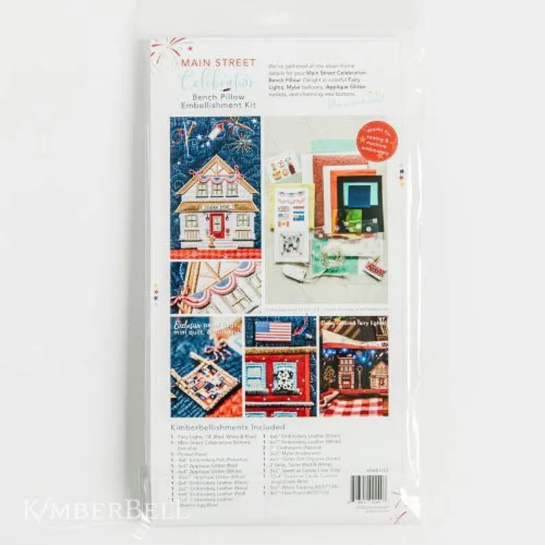Fabric Kit for Main Street Celebration Bench Pillow