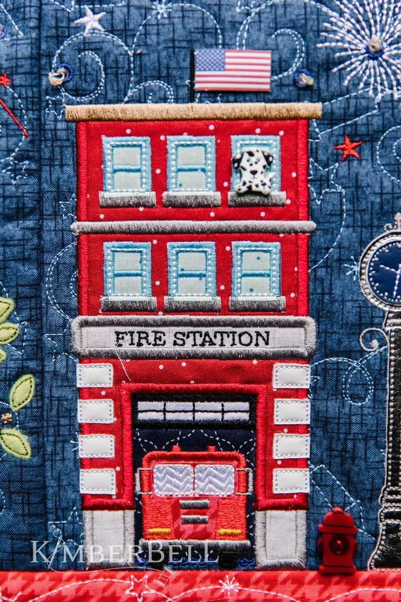 Fabric Kit for Main Street Celebration Bench Pillow