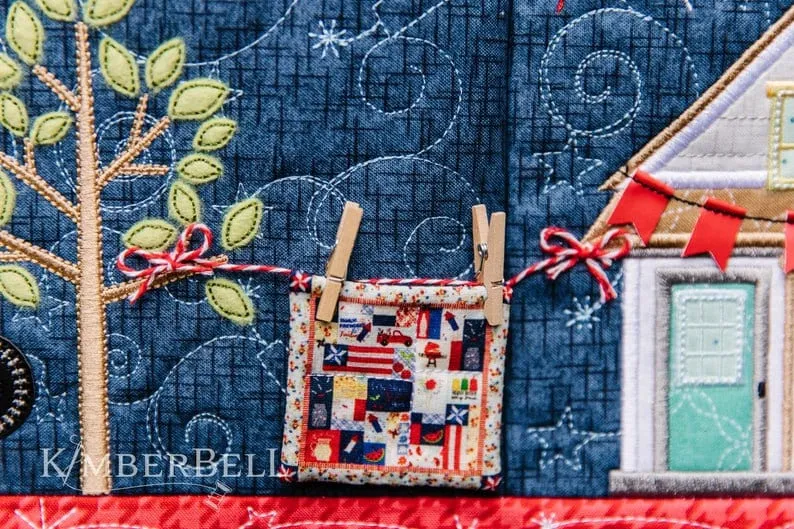 Fabric Kit for Main Street Celebration Bench Pillow
