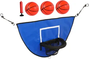 FAVOMOTO 1 Set Indoor Basketball Hoop for Trampoline Durable and Cloth Basketball Holder Engaging Indoor Activity for All Skill Levels Easy to Store and Transport