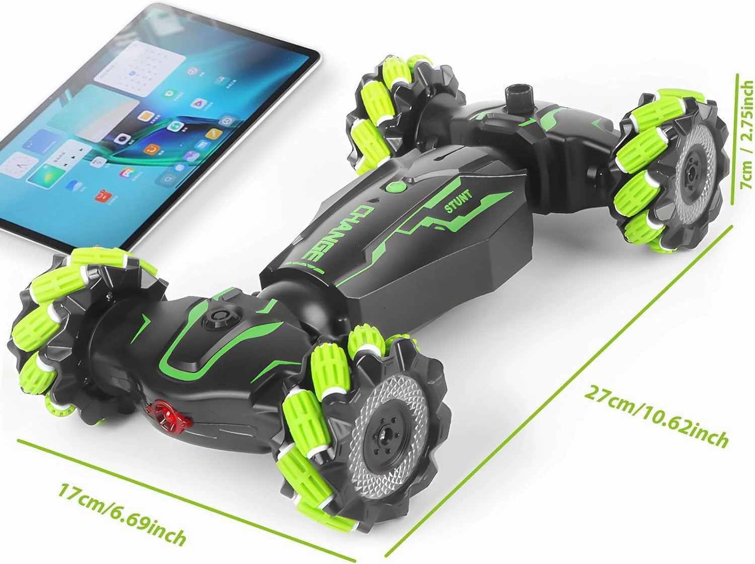 FEIMUOSI Remote Control Car RC Toys: - Drift Rc Car Rechargeable Toy Cars with Light Music Gesture Sensing Stunt Transformer 360° Rotating Hand Controlled Christmas Birthday Gift for Boys 4-7