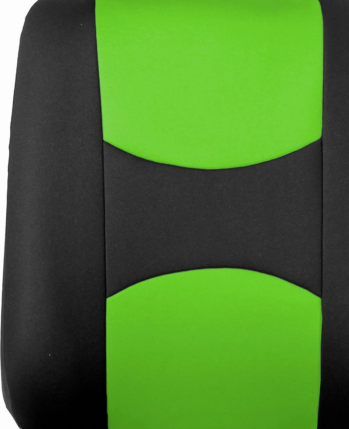 FH Group Car Seat Cover Rear Seat Cover for Back Seat Cloth - Universal Fit for Cars with Solid Bench, Green Car Seat Protector for Dogs and Kids, Car Interior Accessories for SUV, Sedan and Van