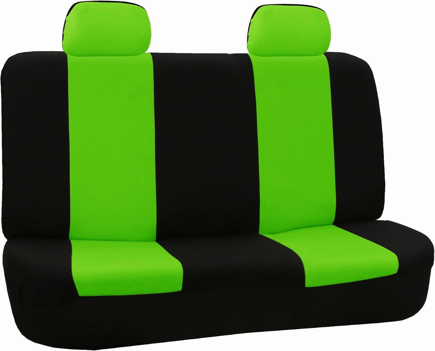 FH Group Car Seat Cover Rear Seat Cover for Back Seat Cloth - Universal Fit for Cars with Solid Bench, Green Car Seat Protector for Dogs and Kids, Car Interior Accessories for SUV, Sedan and Van