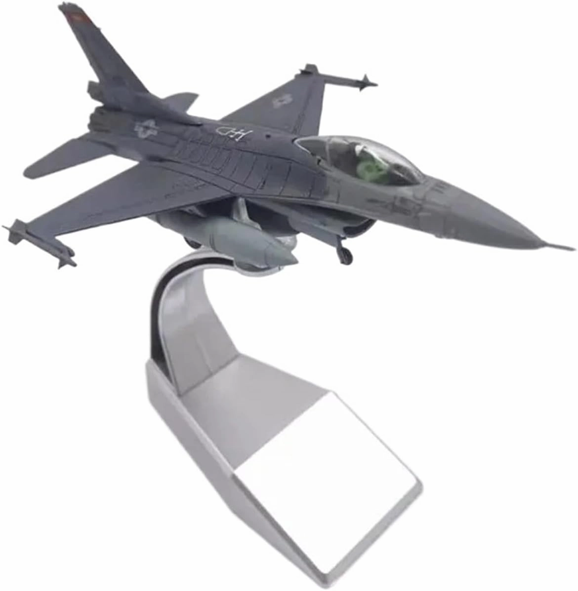 Finished Models 1:100 Scale for F16C Jet Alloy Aircraft Ornament Military Commemorative Model Scale Airplanes