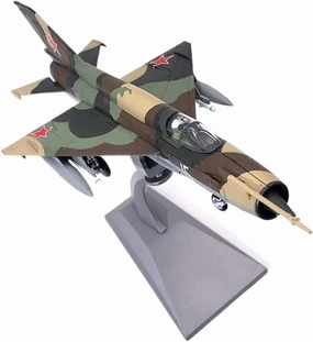 Finished Models Soviet Air Force 1:72 Scale Fighter MiG-21 Aircraft Model Static Ornament Scale Airplanes