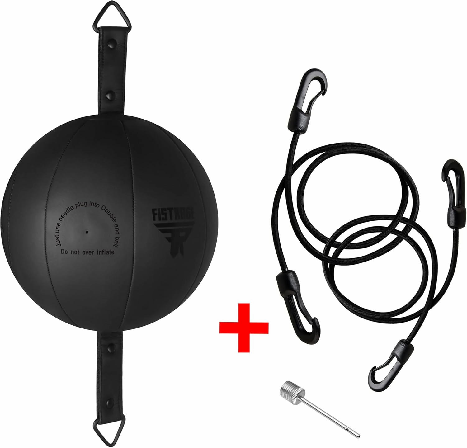 FISTRAGE Double End Ball Training Dodge MMA Boxing Floor to Ceiling Punch Speed Ball Bag Kit with Rope, Bean Ball, for Kicking Workout and Fitness