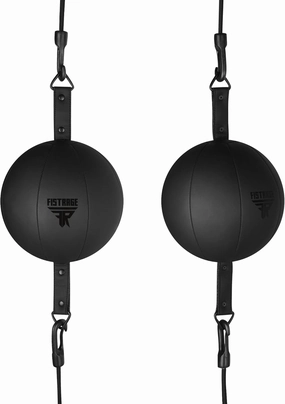 FISTRAGE Double End Ball Training Dodge MMA Boxing Floor to Ceiling Punch Speed Ball Bag Kit with Rope, Bean Ball, for Kicking Workout and Fitness