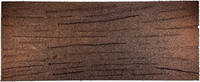 Flexon Railroad Tie Stepping Stones, Set of 3, Durable Recycled Rubber, Brown, Ideal for Patios, Walkways, and Garden Decoration