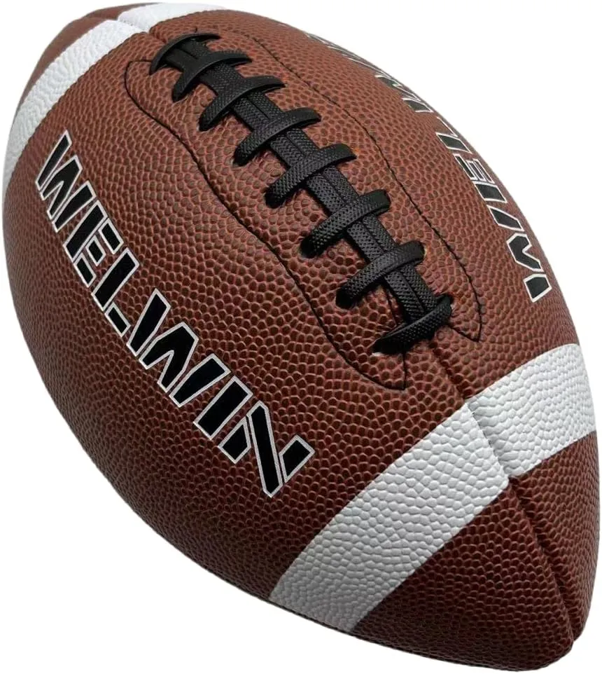 Football Junior/Youth/Official Size Outdoor Inflated Footballs for All Weather