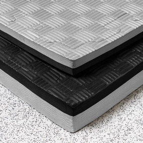 FORZA Reversible All-Purpose Foam Mats | Interlocking EVA & PE Foam Flooring for Martial Arts, Gyms, and Home Use – 0.8in & 1.6in Thickness