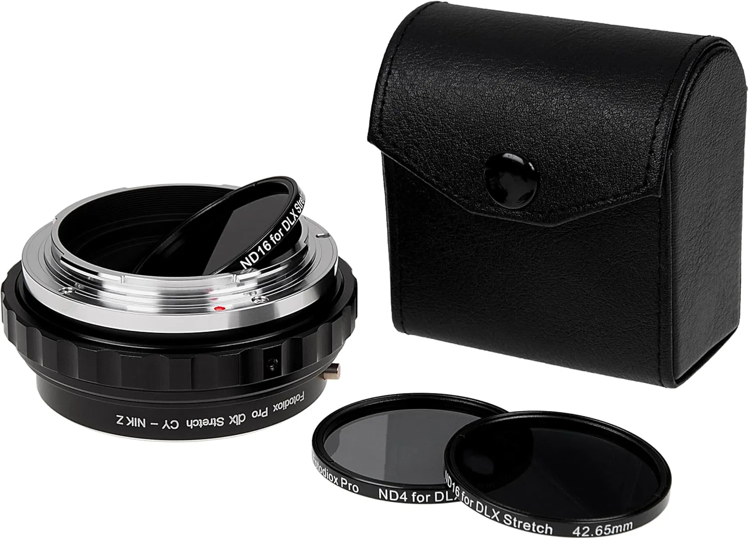 Fotodiox DLX Stretch Adapter Compatible with Contax/Yashica Lens to Nikon Z-Mount Cameras – Macro and ND Filter Capabilities