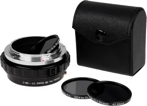 Fotodiox DLX Stretch Adapter Compatible with Contax/Yashica Lens to Nikon Z-Mount Cameras – Macro and ND Filter Capabilities