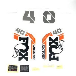 Fox Decal Kit Factory Series - 40mm 2021