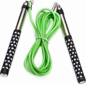 Freestyle Boxing Jump Rope by DYNAPRO with Long Handles for better control, adjustable to any height, Freestyling, Double Unders, Crossovers, HIIT and More