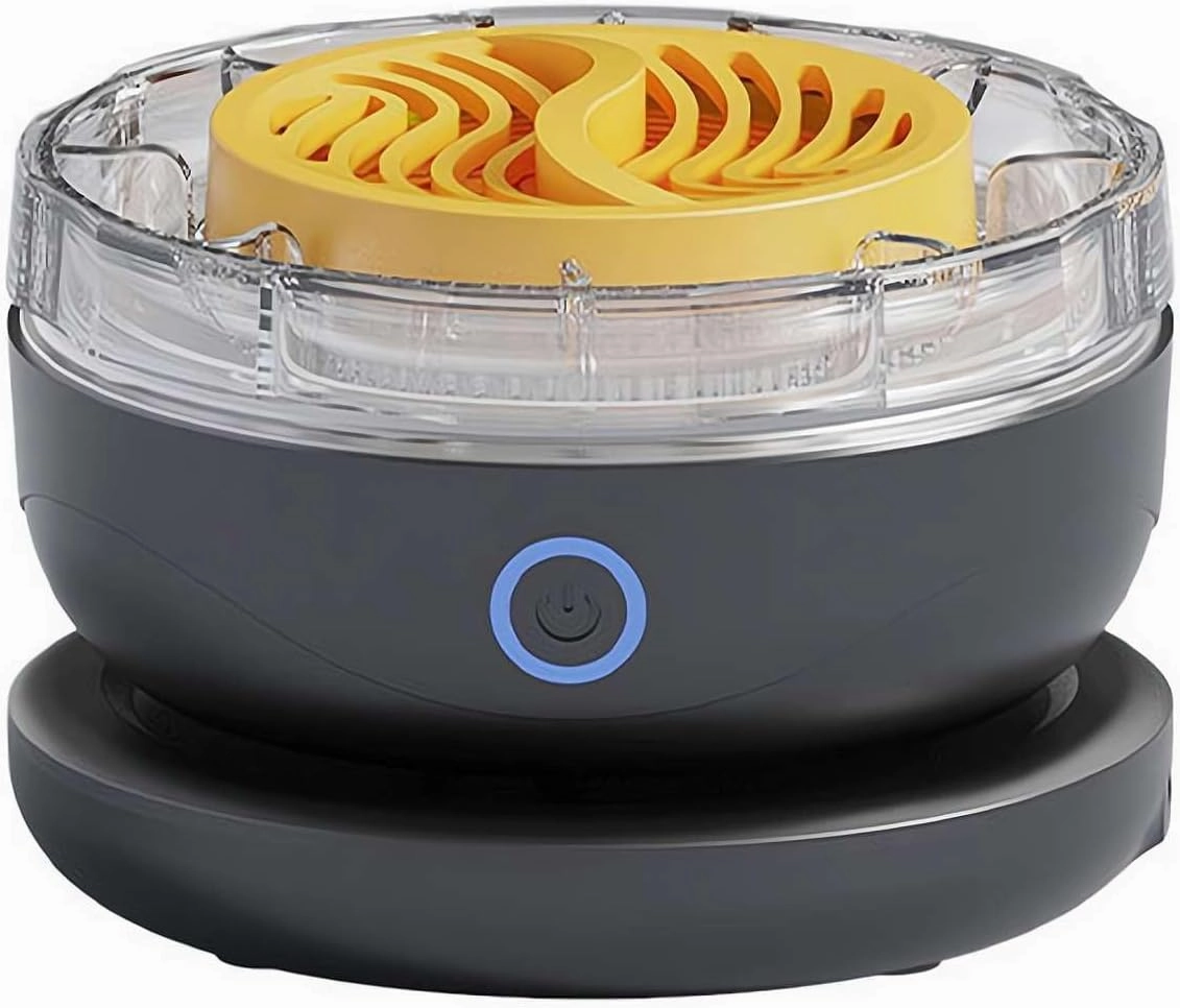 Fruit and Vegetable Washing Machine,Portable Fruit Cleaner Device,with Wireless Charging & Hydroxyl Water Ion Purification Technology for Cleaning Fruits, Vegetables, Aquatic Products, Meat (Black)