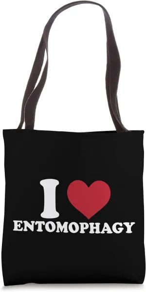 Funny Edible Insects Lover Wear Entomophagist Insect Cooking Tote Bag
