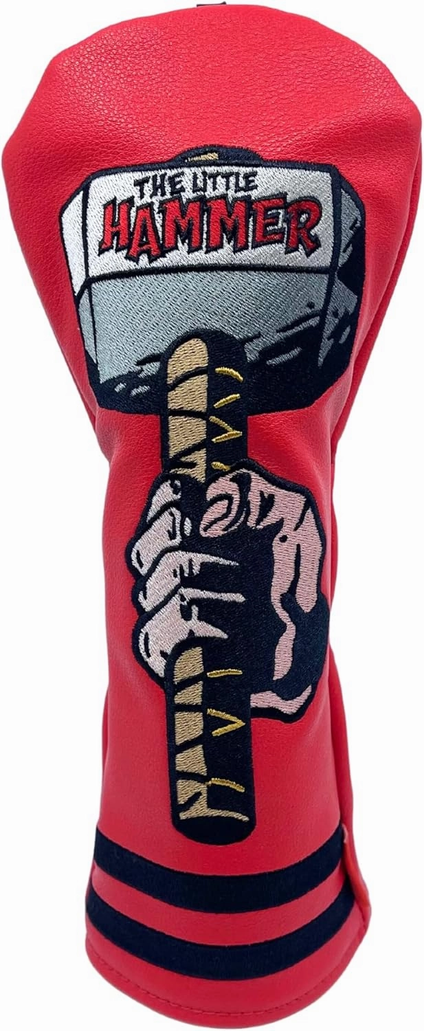 Funny Golf Club Covers The Hammer Driver Headcover and Little Hammer Fairway Wood Head Covers, Golf Accessories for Men, Golfer Gifts for Men, Golf Head Covers for Dad