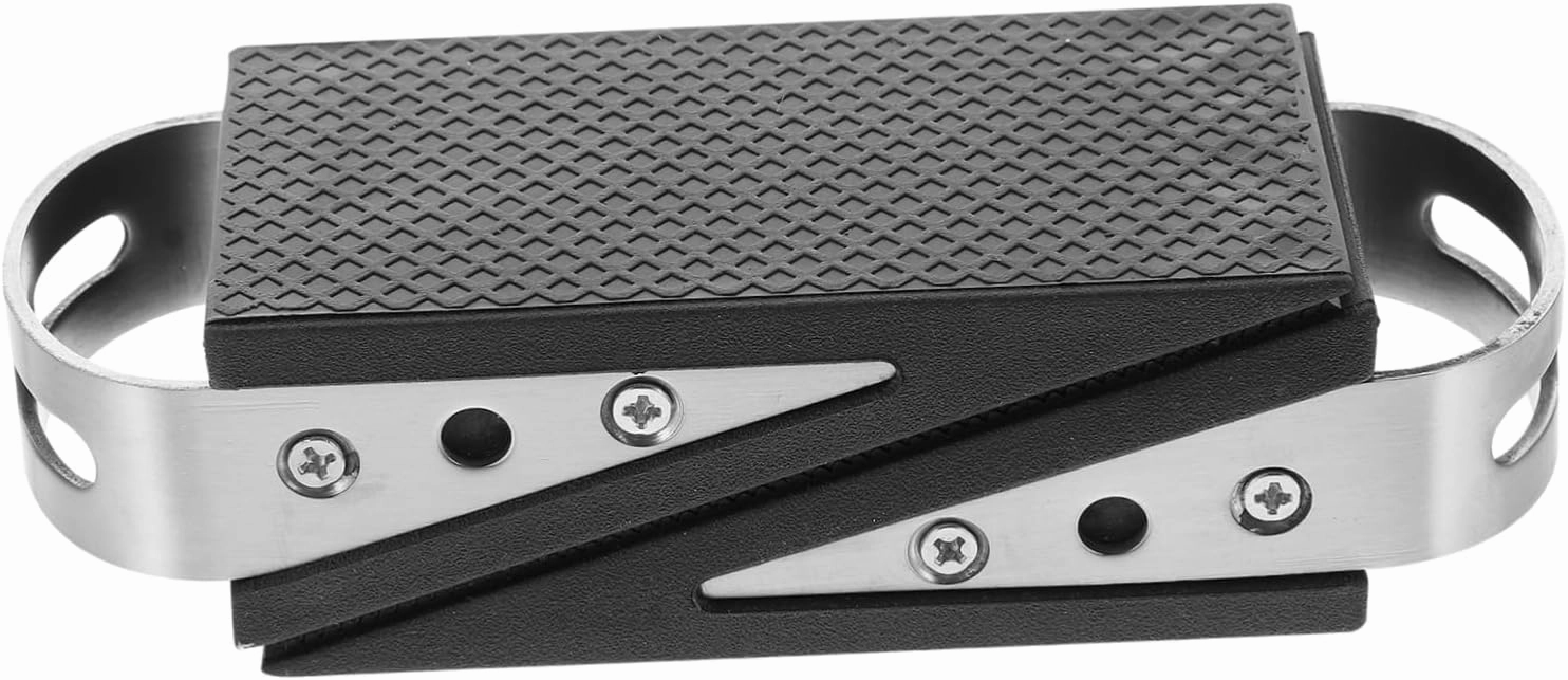 GANAZONO Door Wedge Stopper Outdoor/Hotel 2pcs Black Anti-Collision Doorstop Safe and Practical for Home Use