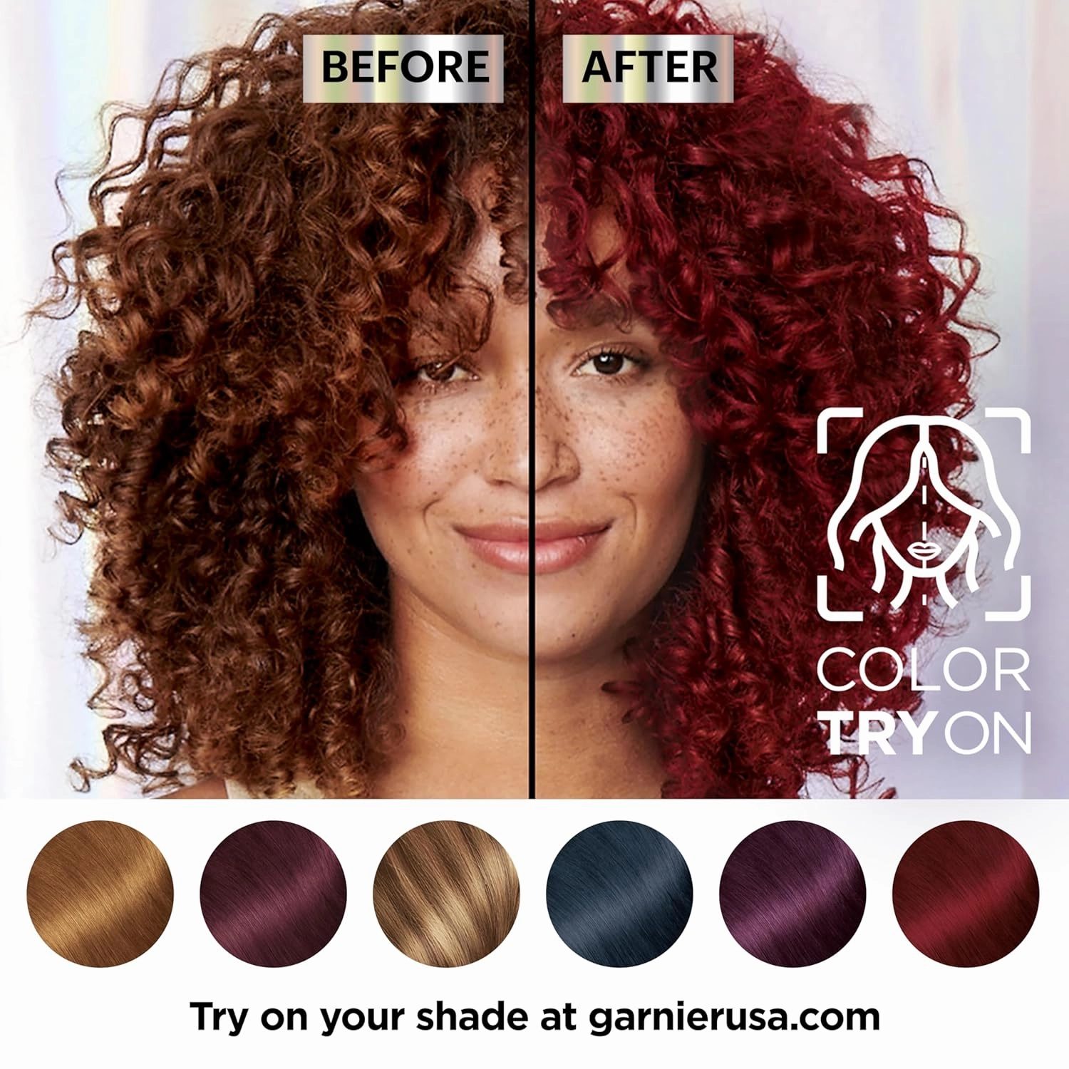 Garnier Hair Color Nutrisse Ultra Color Nourishing Creme, BR2 Dark Intense Burgundy (Passion Fruit) Red Permanent Hair Dye, 2 Count (Packaging May Vary)