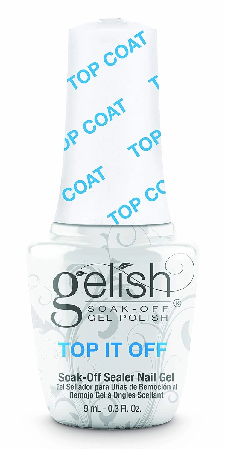 Gelish MINI 9mL Essentials Value Pack – LED/UV Cure, Long-Lasting, Chip-Resistant, Professional Gel Nail Kit for Manicures (Top It Off & Matte Top It Off Duo)