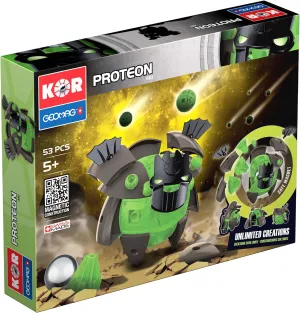 Geomag Kor Proteon Aki Transformer Robot Magnetic Construction Building Toy
