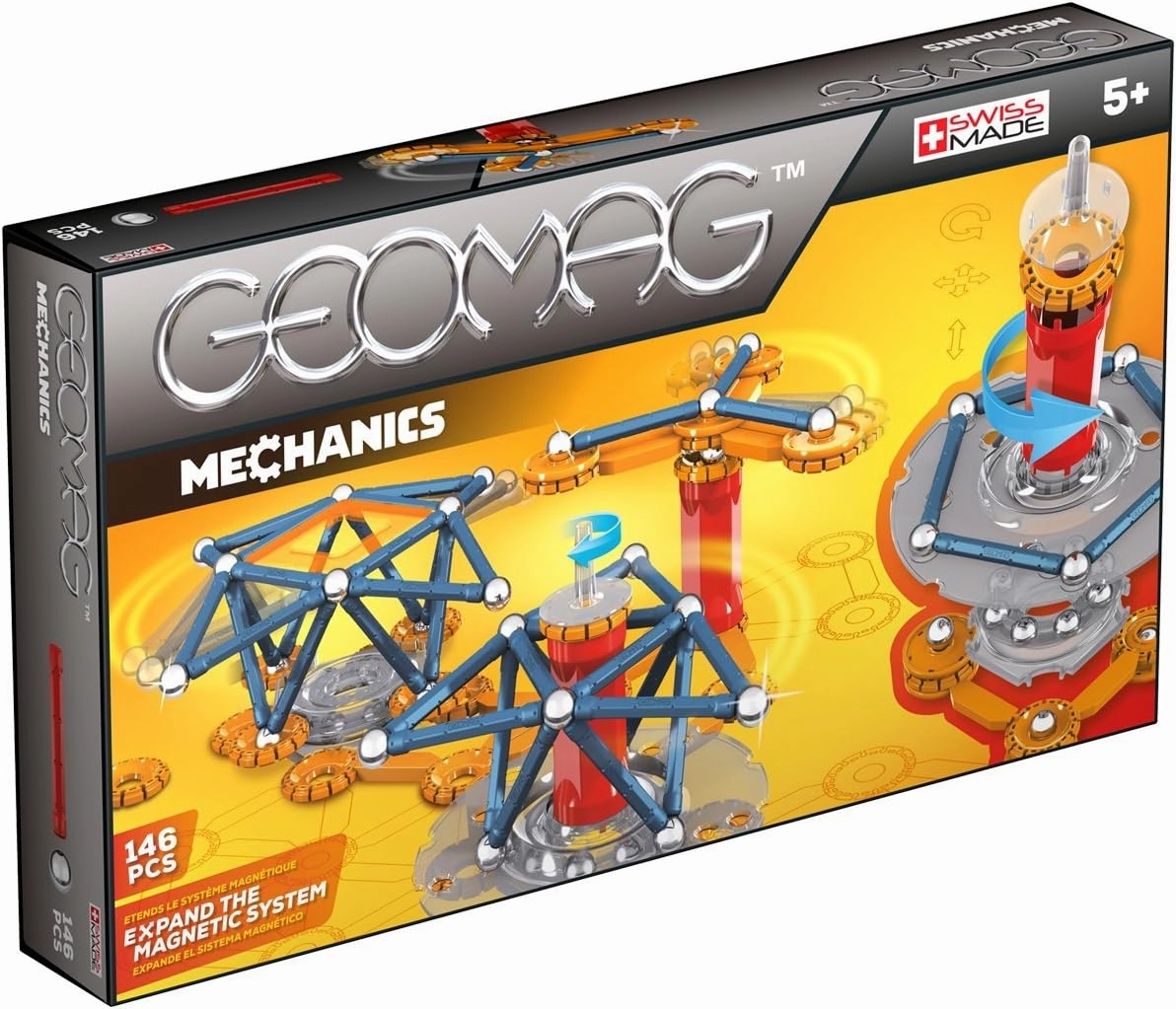 Geomag Mechanics Magnetic Motion 146pcs