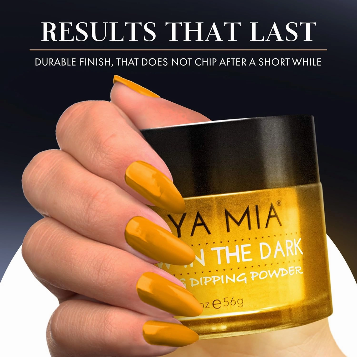 Glow-in-the-Dark Acrylic & Dipping Powder – Premium Nail Powder for Flawless Enhancements, Available in 12 Colors, 2 oz (DPGW-12) – Joya Mia