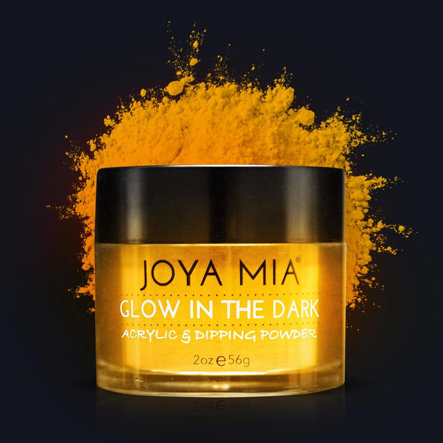 Glow-in-the-Dark Acrylic & Dipping Powder – Premium Nail Powder for Flawless Enhancements, Available in 12 Colors, 2 oz (DPGW-12) – Joya Mia