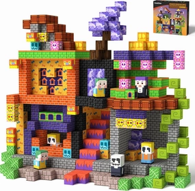 GobiDex Magnetic Blocks, 100PCS Building Toys for Kids 3 , Upgraded Zomblock STEM Sensory Magnets Construction Set, Birthday for Boys & Girls