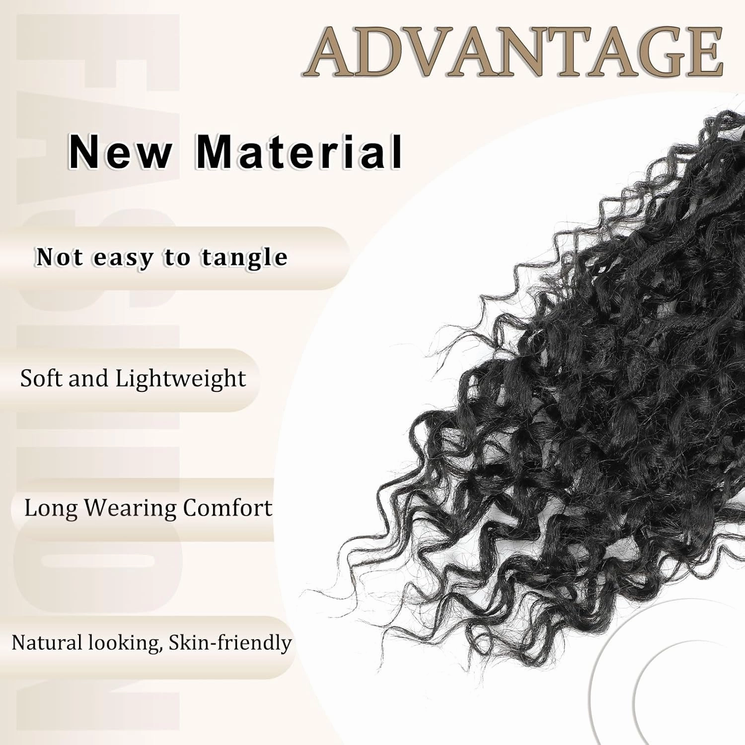 Goddess Locs Crochet Hair 10inch,9 Pakcs Boho Locs Crochet Hair,Faux Locs Crochet Hair for Black Women,Soft Locs With Curly Ends Pre Looped Crochet Braids(10inch(pack of 9),1B#)