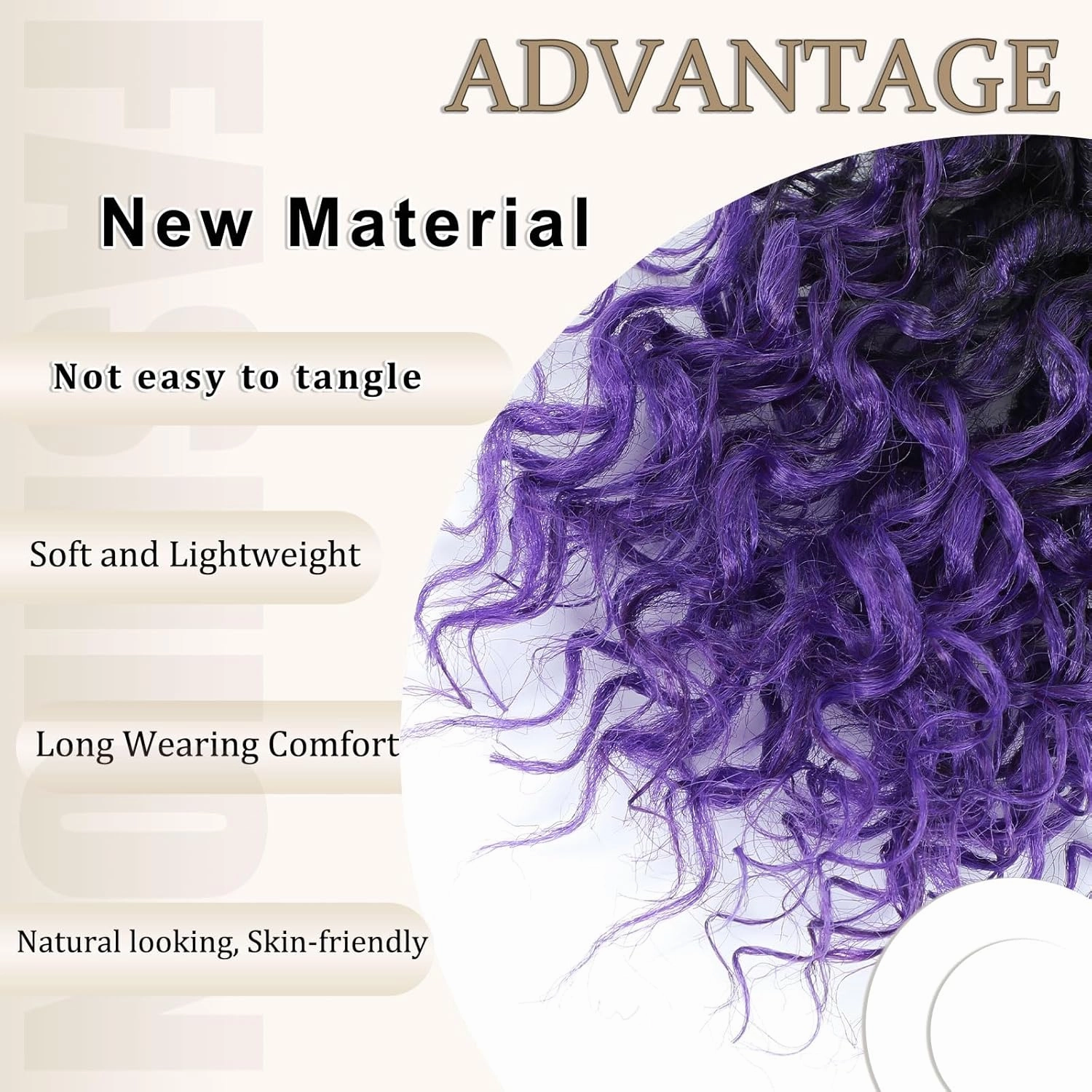 Goddess Locs Crochet Hair 10inch,9 Pakcs Boho Locs Crochet Hair,Faux Locs Crochet Hair for Black Women,Soft Locs With Curly Ends Pre Looped Crochet Braids(10inch(pack of 9),T/purple)