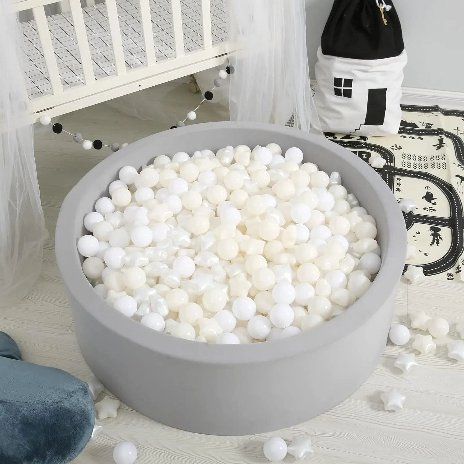 GOGOSO Ball Pit Balls for Toddles Kids Plastic Ballpits Accessories Crush Proof Durable Fun Shape Play Baby Bath Toys 50 100 200 500 1000