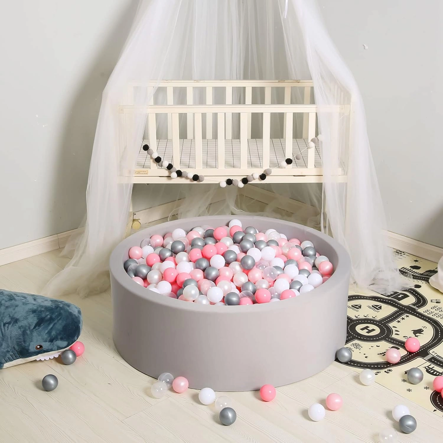 GOGOSO Ball Pit Balls for Toddles Kids Plastic Ballpits Accessories Crush Proof Durable Fun Shape Play Baby Bath Toys 50 100 200 500 1000