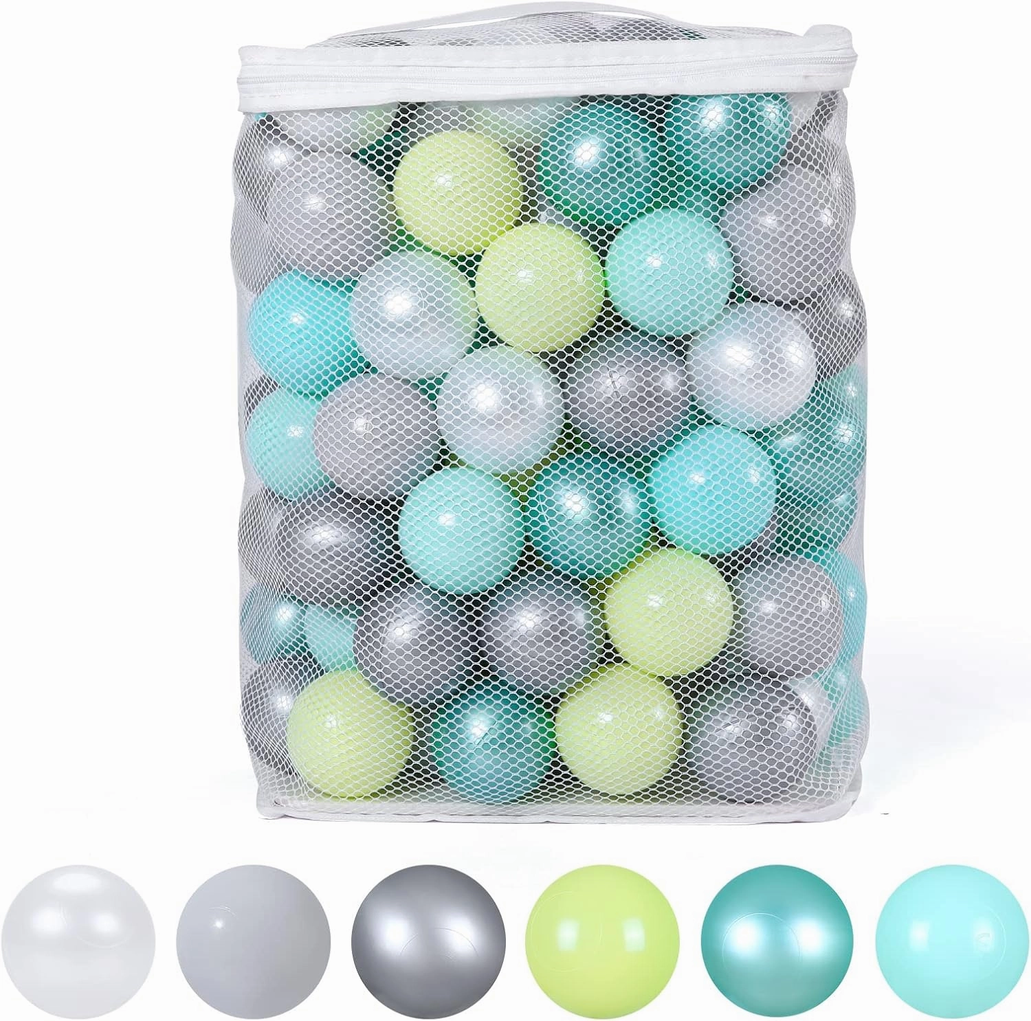 GOGOSO Ball Pit Balls for Toddles Kids Plastic Ballpits Accessories Crush Proof Durable Fun Shape Play Baby Bath Toys 50 100 200 500 1000