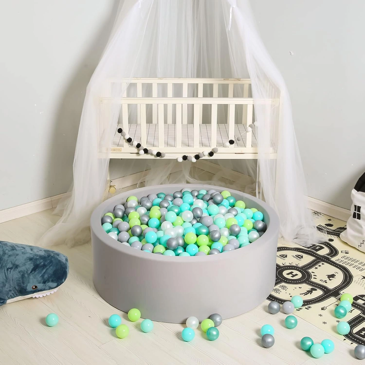 GOGOSO Ball Pit Balls for Toddles Kids Plastic Ballpits Accessories Crush Proof Durable Fun Shape Play Baby Bath Toys 50 100 200 500 1000