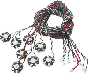 GoolRC RC Flashing Light, 8 LED Lighting System Kit, High Power Simulated Flashing Lights for RC Airplane Helicopter