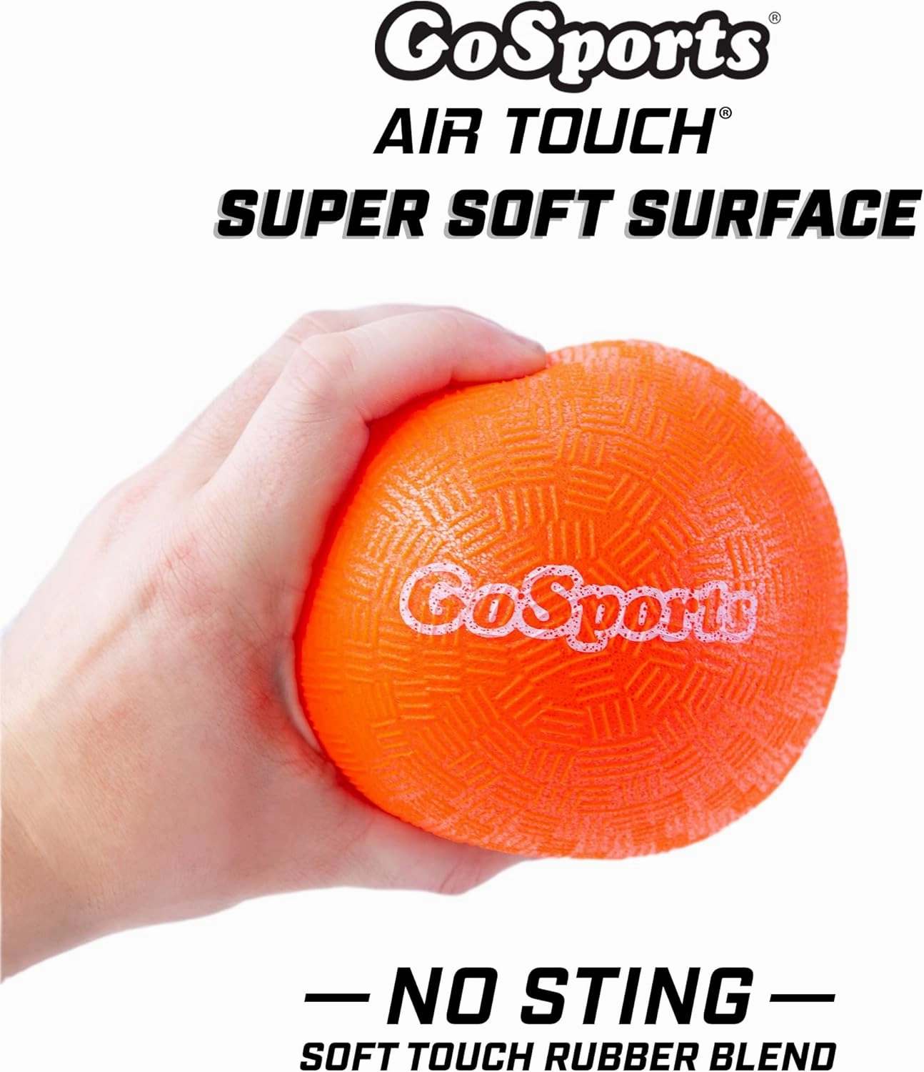 GoSports Inflatable Dodgeballs - Choose 5 Inch or 7 Inch No Sting Balls - Set of 6 Includes Ball Pump & Mesh Bag