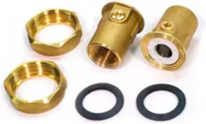 Grundfos 519852 Bronze Union Threaded Isolation Valve Set - 3/4" NPT