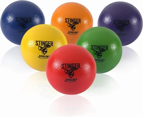 GSM Brands 3.5 Inch Dodgeballs (30 Pack) – Durable Soft Skin, Multi-Color Fun for Kids