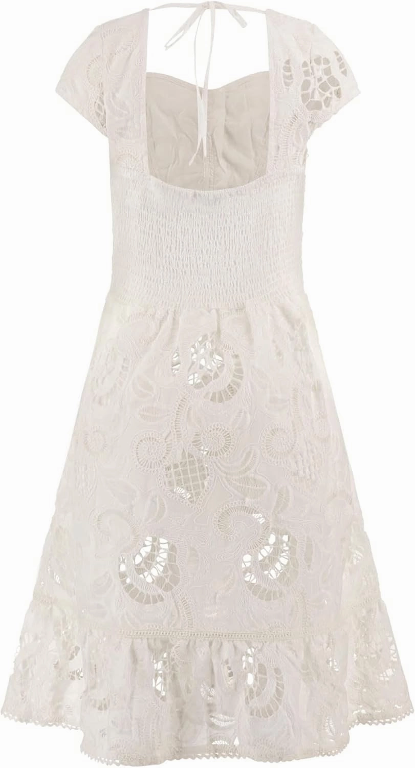 GUESS Women's Eco Domitilla Embro Dress