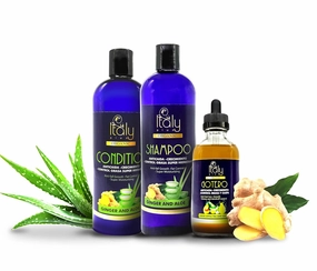 Hair Care Kit – Shampoo, Conditioner & Anti-Hair Loss Serum – Prevent Hair Loss, Boost Hair Growth, Strengthen & Hydrate Fine Hair – For Dry, Damaged, Oily, or Processed Hair