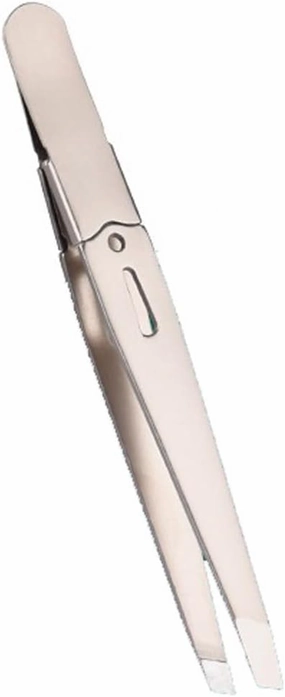 Hair Removal Tweezers Eyebrow Tweezer Colorful Hair Beauty Fine Hairs Puller Stainless Steel Slanted Eye Brow Clips Removal Makeup Tools
