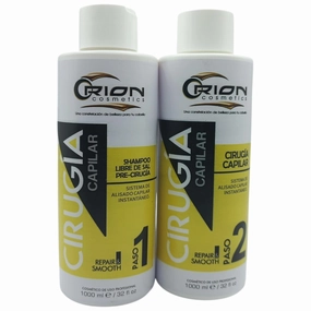 Hair Surgery and Pre-Shampoo Kit - repairs - softens - nourishes - revitalizes - strengthens - shines - cleans - 32 Oz, natural