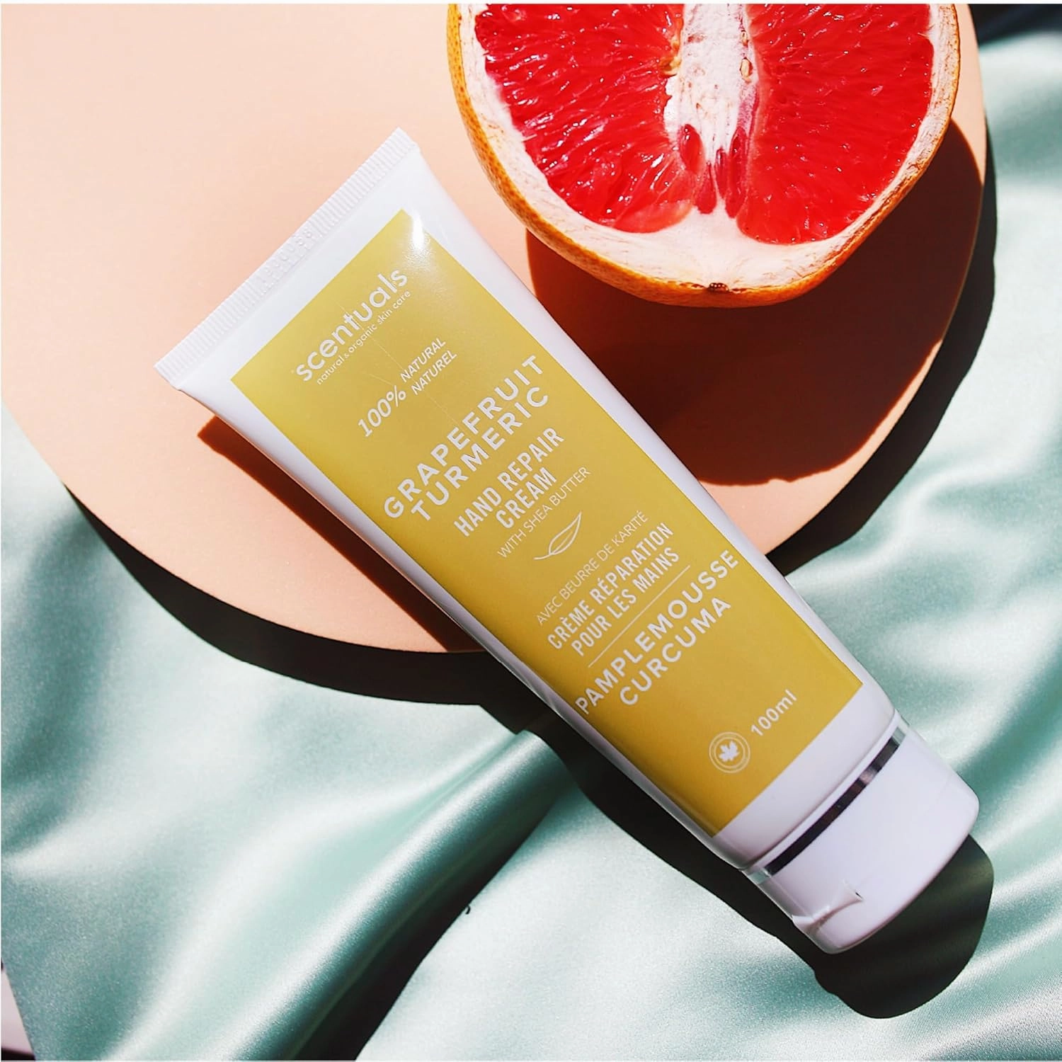 Hand Cream Set of 2, with Shea Butter, Cocoa Butter, Argan & Almond oil, Moisturizing Dry Hands. Coconut Cocoa Butter   Grapefruit Turmeric | 100ml (3.4fl.oz) x 2.